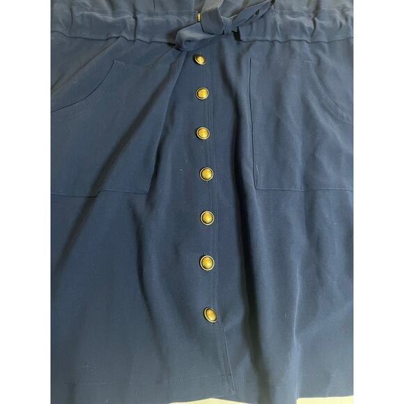 Modcloth Navy Button-Down Dress - Picture 8 of 16